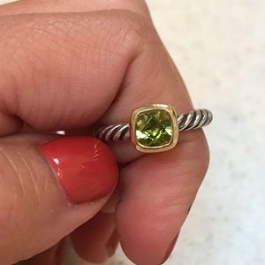 David Yurman two tone stackable ring